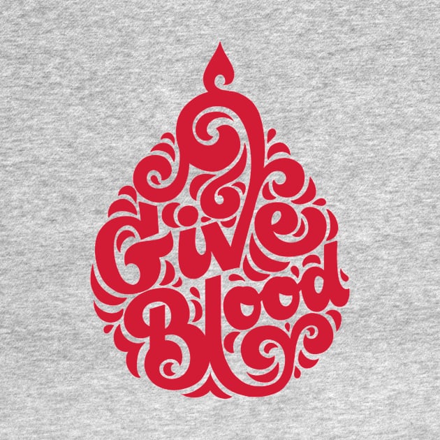 Give Blood Droplet by polliadesign